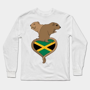 Gerbil Jamaica (Light) Long Sleeve T-Shirt